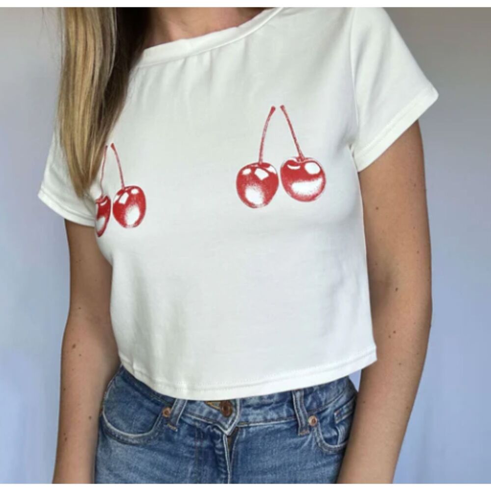 Pretty Garbage Cherry Baby Tee